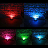 LED Wood Resin Display Base Round Wooden Night Base Resin Ornament Stand