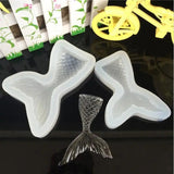 Fishtail Liquid Silicone Mold for DIY Resin Pendant Jewelry