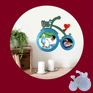Bicycle Photo Frame Resin Mould DIY Desktop Decoration
