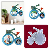 Bicycle Photo Frame Resin Mould DIY Desktop Decoration