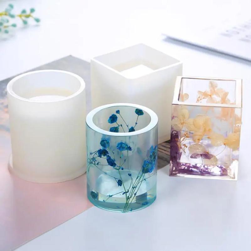 DIY Storage Pen Holder Silicone Mold for Jewelry Making