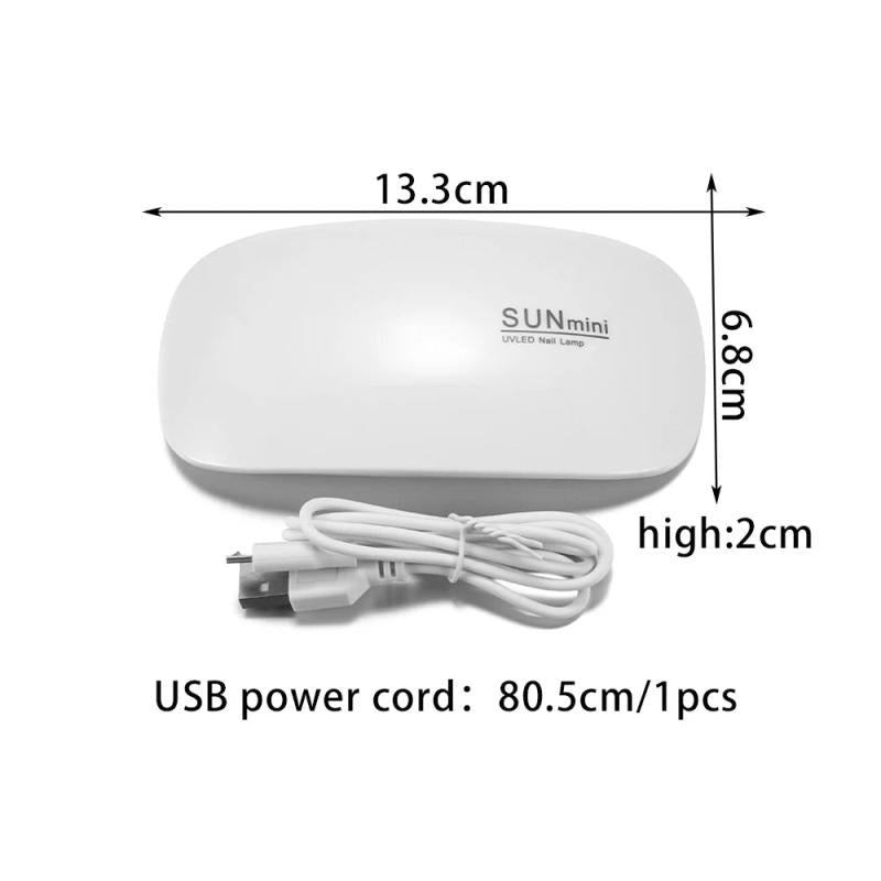 6W Mini UV Dryer Portable Resin Curing Lamp with Timer