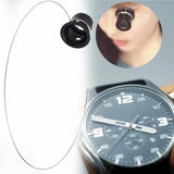 2Pcs 5X 10X Headband Monocular Eye Magnifier Magnifying Glass Loupe Lens Set