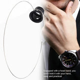 2Pcs 5X 10X Headband Monocular Eye Magnifier Magnifying Glass Loupe Lens Set