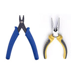 Steel Jewelry Crimper Pliers for Crimp Beads, Needle Nose Pliers F70