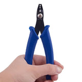 Steel Jewelry Crimper Pliers for Crimp Beads, Needle Nose Pliers F70