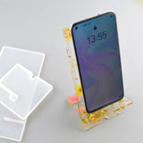 Silicone Mobile Phone Stand Epoxy Resin Mold DIY Crafts