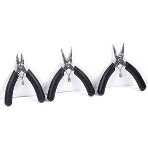 1Pc Stainless Steel Jewelry Pliers Tool Scissors Tweezers Opener Ring Wire Cut