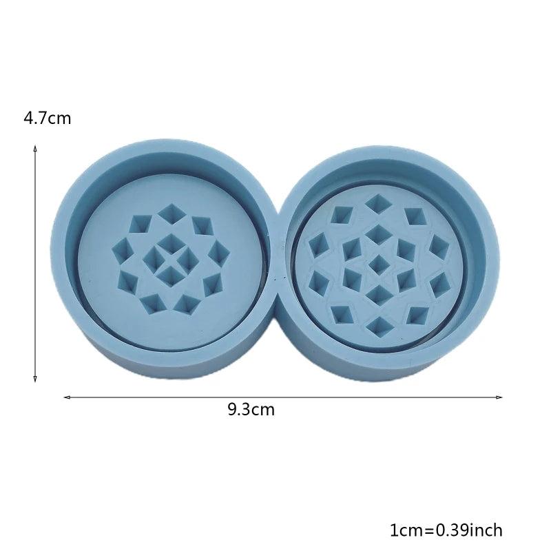 Tobacco Grinder Silicone Mould DIY Crafts Epoxy Resin Mold