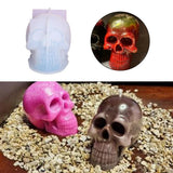 Halloween Skull Shape Silicone Mold for DIY Resin Casting