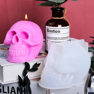 Halloween Skull Shape Silicone Mold for DIY Resin Casting