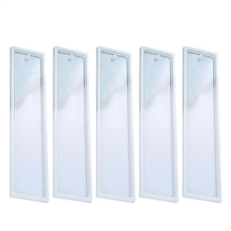 6PCS Silicone DIY Bookmark Casting Mould DIY Craft Silicone Mold