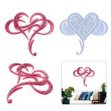 Heart Shape Silicone Resin Moulds for DIY Craft Home Decor Y08E