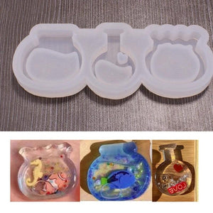Quicksand Keychain Epoxy Resin Mold Silicone Mould DIY Crafts