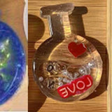 Quicksand Keychain Epoxy Resin Mold Silicone Mould DIY Crafts