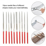 10Pcs Diamond Mini Needle File Set for Crafts DIY Wood Rasp Jewelry Polishing