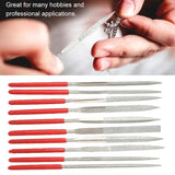 10Pcs Diamond Mini Needle File Set for Crafts DIY Wood Rasp Jewelry Polishing