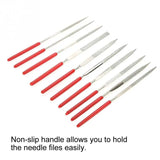 10Pcs Diamond Mini Needle File Set for Crafts DIY Wood Rasp Jewelry Polishing