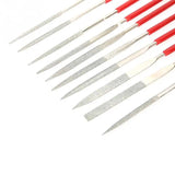 10Pcs Diamond Mini Needle File Set for Crafts DIY Wood Rasp Jewelry Polishing