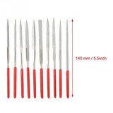 10Pcs Diamond Mini Needle File Set for Crafts DIY Wood Rasp Jewelry Polishing