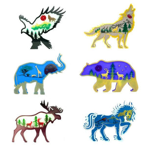 DIY Animal Ornaments Epoxy Resin Mold for Home Desk Decor Crafts