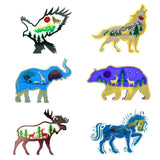 DIY Animal Ornaments Epoxy Resin Mold for Home Desk Decor Crafts