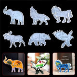 DIY Animal Ornaments Epoxy Resin Mold for Home Desk Decor Crafts
