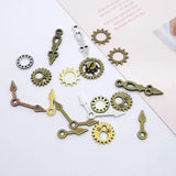 100Pcs Mixed Gear Cog Vintage Steampunk Charms