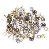 100Pcs Mixed Gear Cog Vintage Steampunk Charms