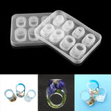 DIY Crystal Epoxy Ring Silicone Mold for UV Resin Jewelry