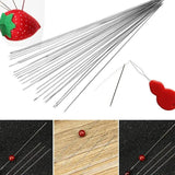 47Pcs Seed Beading Needles Thin Long Needle Jewelry Making