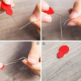 47Pcs Seed Beading Needles Thin Long Needle Jewelry Making