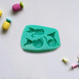 3D Three Cats Keychain Pendant Mould for DIY Resin Jewellery Making