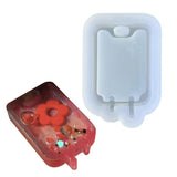 Silicone Bag Quicksand Epoxy Mold Resin Shaker Pendant Keychain DIY Jewelry