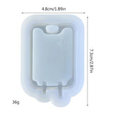 Silicone Bag Quicksand Epoxy Mold Resin Shaker Pendant Keychain DIY Jewelry
