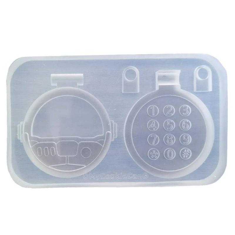 Quicksand Shaker Crystal Epoxy Resin Mold DIY Hanging Pendant Silicone Mould