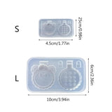 Quicksand Shaker Crystal Epoxy Resin Mold DIY Hanging Pendant Silicone Mould