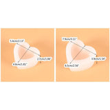 2 Pcs 3D Mirror Love Heart UV Crystal Mold Silicone Mould DIY Craft Soap Mold
