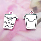 Vintage Toothpick Holder Shape Charms 20pcs AAC1285