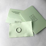 Buckskin Velvet Jewelry Cleaning Cloth 7*9cm Silver Platinum Cleaner