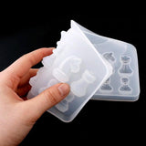 International Chess Shape Silicone Resin Mold for Jewelry