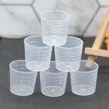 30ml Clear Plastic Measuring Cups for DIY Projects