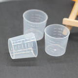 30ml Clear Plastic Measuring Cups for DIY Projects