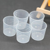 30ml Clear Plastic Measuring Cups for DIY Projects