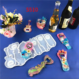 Violin Beer Bottle Opener Epoxy Mould DIY Casting Craft Accessories