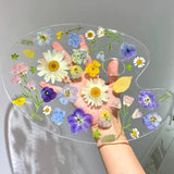Artist Paint Palette Resin Mold Oval Palette Silicone Mold