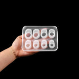 8Pcs Silicone Resin Jewelry Ring Mold Assorted Sizes for US Size 5-12