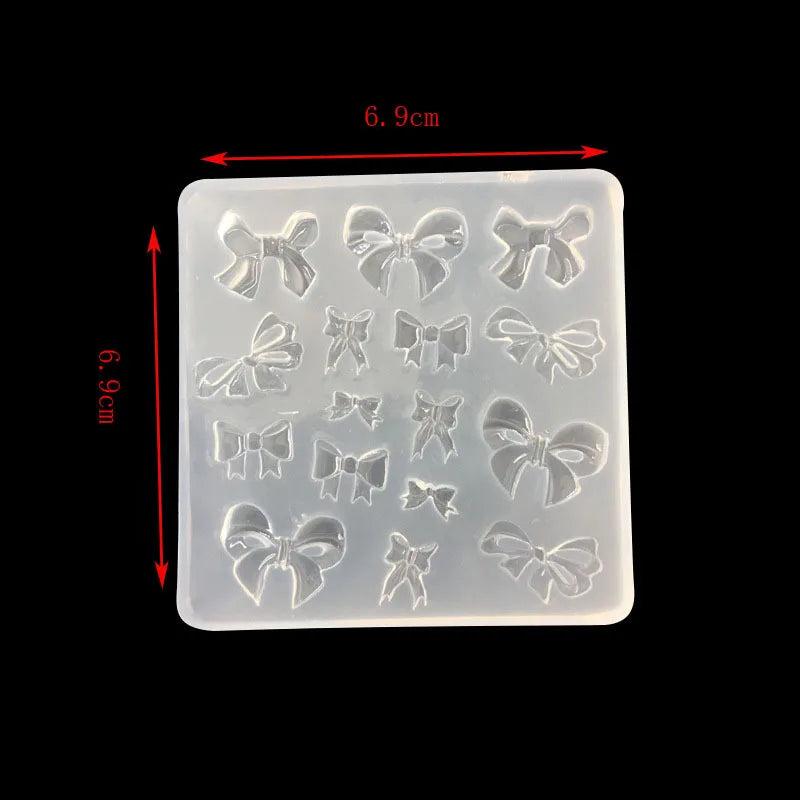 Bow Knot Moon Star Silicone Mold for Epoxy Resin Jewelry