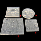 Bow Knot Moon Star Silicone Mold for Epoxy Resin Jewelry