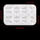 Silicone Mold Flower Butterfly Straw Toppers Beach Party Decor DIY Craft Tools